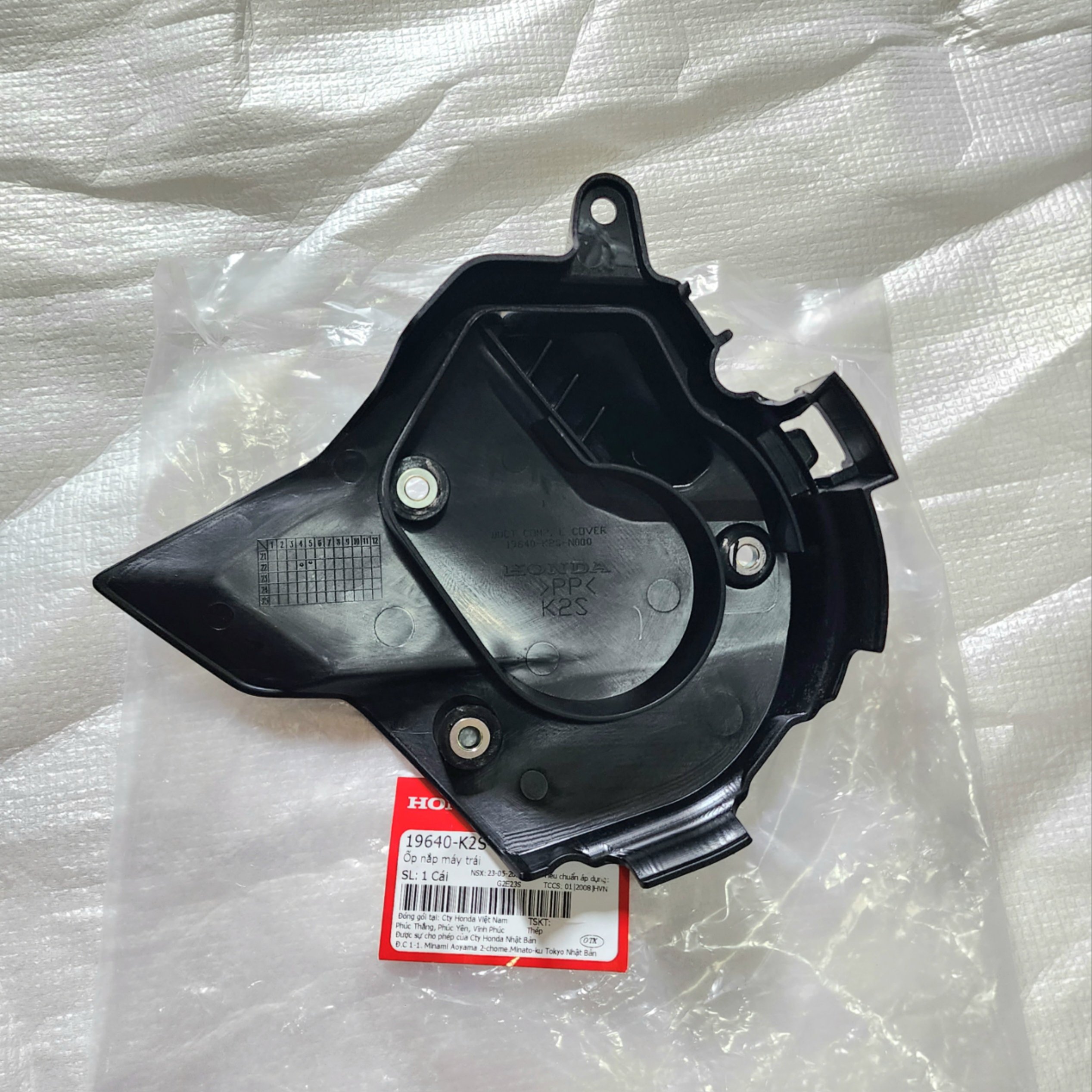 Nhựa nhám chụp lốc nồi AB 160 2022+, Vario 160, Click 160 - 19640K2SN00