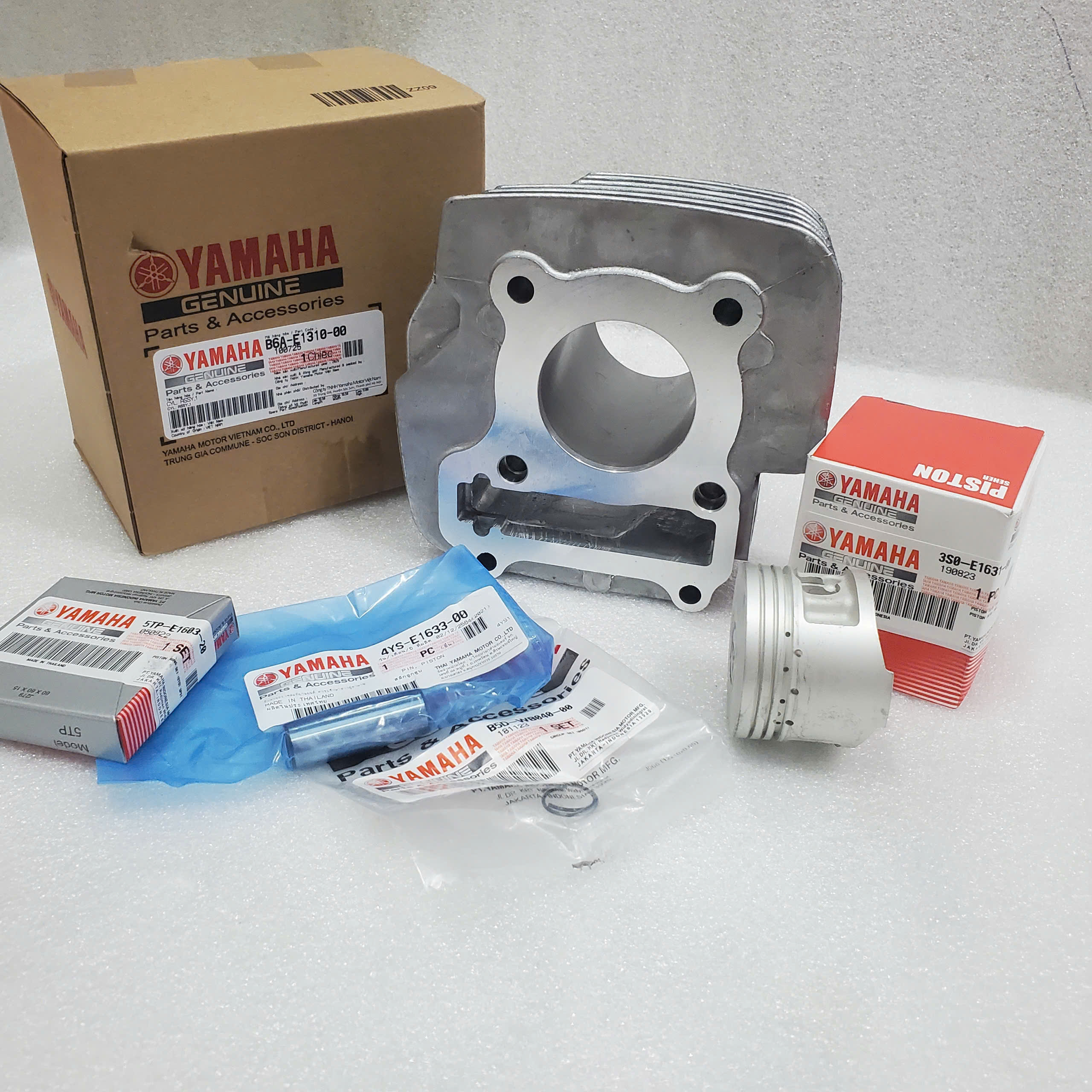 BỘ NÒNG PISTON BẠC SIRIUS XĂNG CƠ (CÓ ẮC PHE)