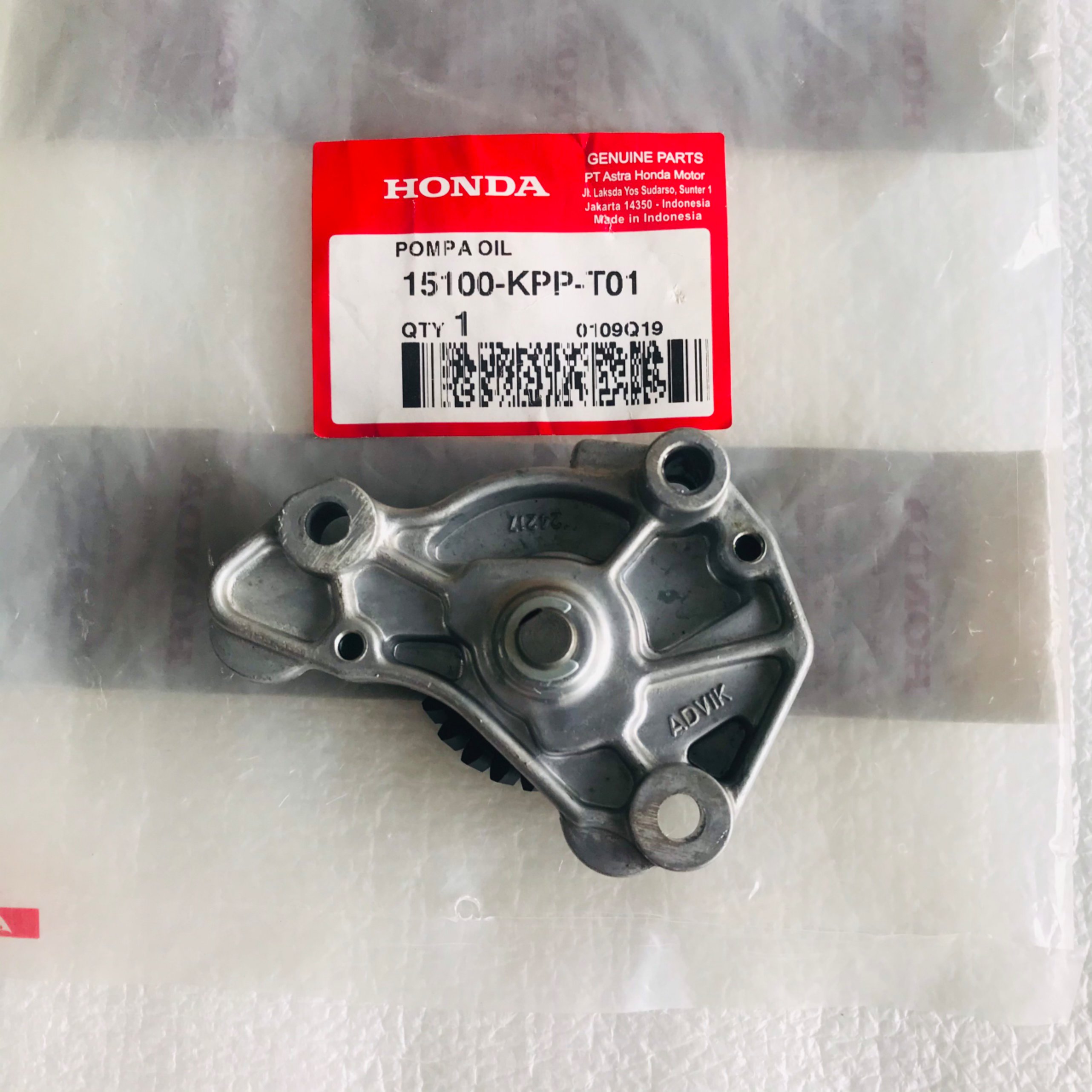 Bơm nhớt Sonic, Winner, GTR, CBR - 15100-KPP-T01