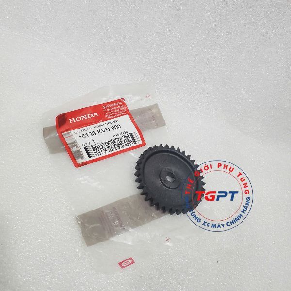 Bánh bơm dầu 33 răng, bánh bơm nhớt xe AB 110, xe Click 110 / 15133-KVB-900