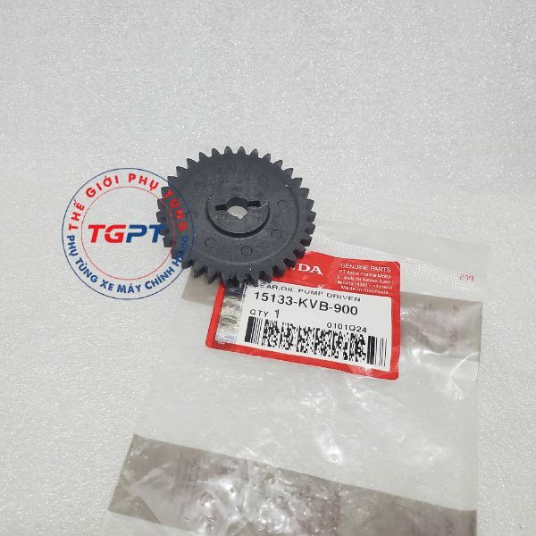 Bánh bơm dầu 33 răng, bánh bơm nhớt xe AB 110, xe Click 110 / 15133-KVB-900