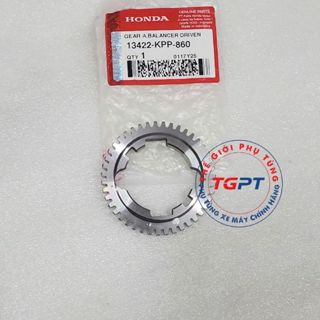 Bánh răng dẫn động cân bằng A, Nhông tạ Sonic 150, Winner 150 /13422-KPP-860