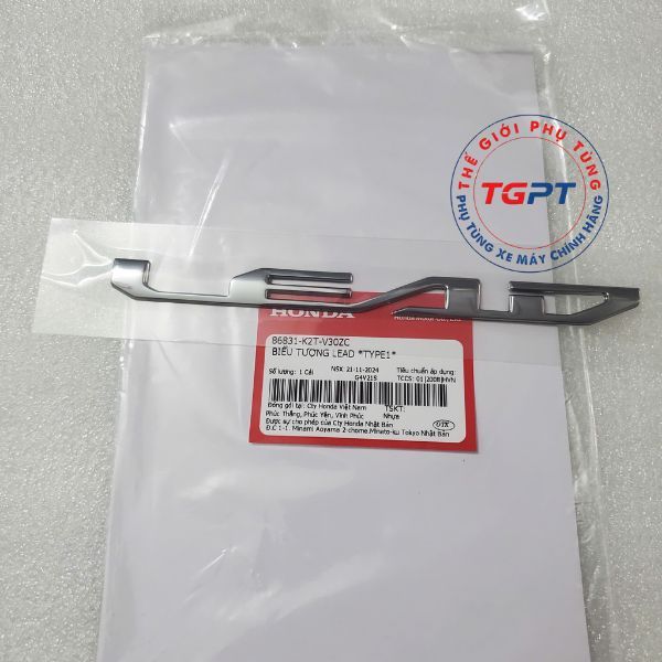 Biểu tượng LEAD *TYPE1*, tem sườn, tem chữ nổi Lead 2025+ /86831-K2T-V30ZC