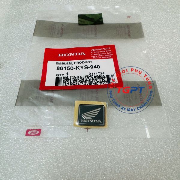 Biểu tượng sản phẩm, tem logo cánh chim , Vision 2014+, Lead 125, SH /86150-KYS-940