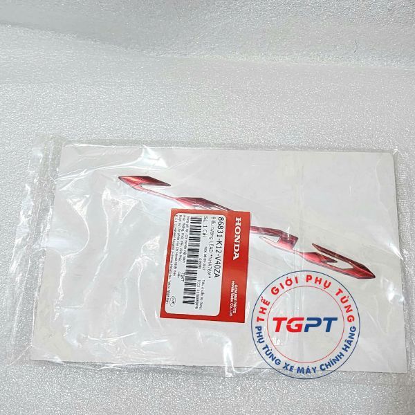 Biểu tượng LEAD *TYPE1*, tem sườn, tem chữ nổi Lead 2017 - 2023 trắng, đỏ /86831-K12-V00ZB/86831-K12-V40ZA
