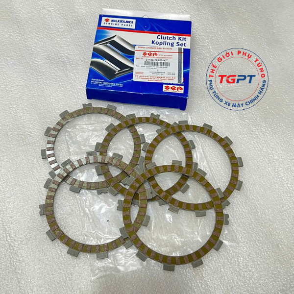 Bộ đĩa ly hợp, Bộ lá bố nồi Satria fi, Raider fi, GSX 150 /21440-12K00-KIT