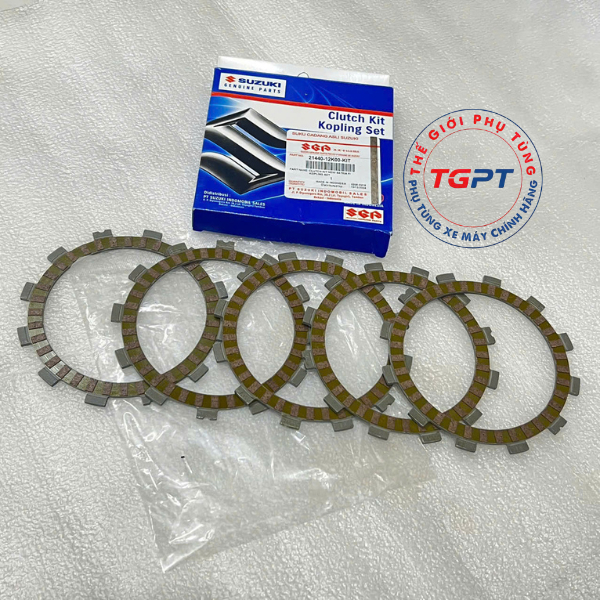 Bộ đĩa ly hợp, Bộ lá bố nồi Satria fi, Raider fi, GSX 150 /21440-12K00-KIT
