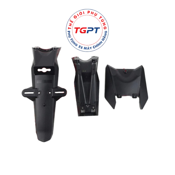 Bộ đuôi biển số Satria Fi + đèn hậu úp cho Raider Fi /63112-12K00-291 /63411-12K00-000 /63113-12K00-291  /35710-12K00-000