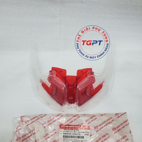 Bộ mica nắp chụp đèn hậu Future 125, Wave 125i (2012-2017) (HM) /4024-089-ZRD