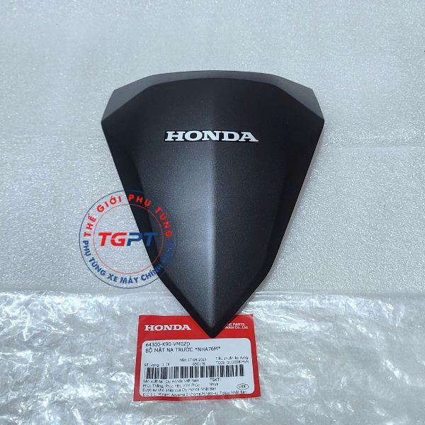 Bộ ốp mặt nạ trước, Nạ nhỏ Wave RSX 110 (2024-2026) đen mờ - 64300-K90-VM0ZD