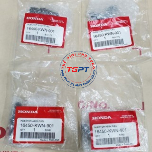 Bộ phun nhiên liệu, kim phun PCX 125 đời đầu /16450-KWN-901 ( sử dụng chung được cho AB 110 2009-2010, Lead 110, SCR )