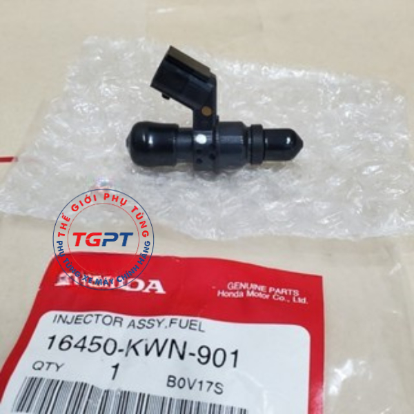 Bộ phun nhiên liệu, kim phun PCX 125 đời đầu /16450-KWN-901 ( sử dụng chung được cho AB 110 2009-2010, Lead 110, SCR )