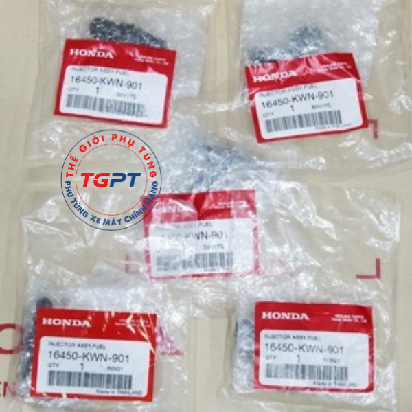Bộ phun nhiên liệu, kim phun PCX 125 đời đầu /16450-KWN-901 ( sử dụng chung được cho AB 110 2009-2010, Lead 110, SCR )