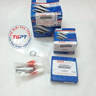 Bộ piston bạc xe Raider đời đầu xăng cơ (ắc phe đầy đủ) /12100-25G10-0F0