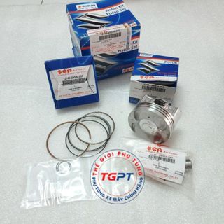 Bộ piston bạc xe Raider đời đầu xăng cơ (ắc phe đầy đủ) /12100-25G10-0F0