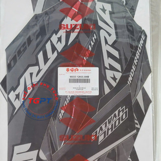 Bộ tem Satria Fi 2017 đen bóng /68000-12K00-ANM