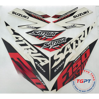 Bộ tem Satria Fi trắng 2021 /68019-12KF0-B87