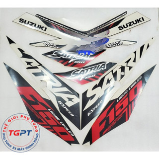 Bộ tem Satria Fi trắng 2021 /68019-12KF0-B87