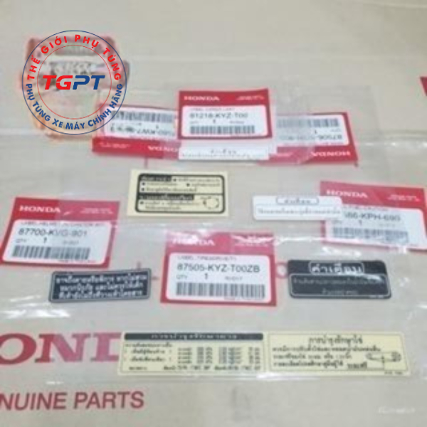 Bộ tem thông số Wave 125i (6 tem)