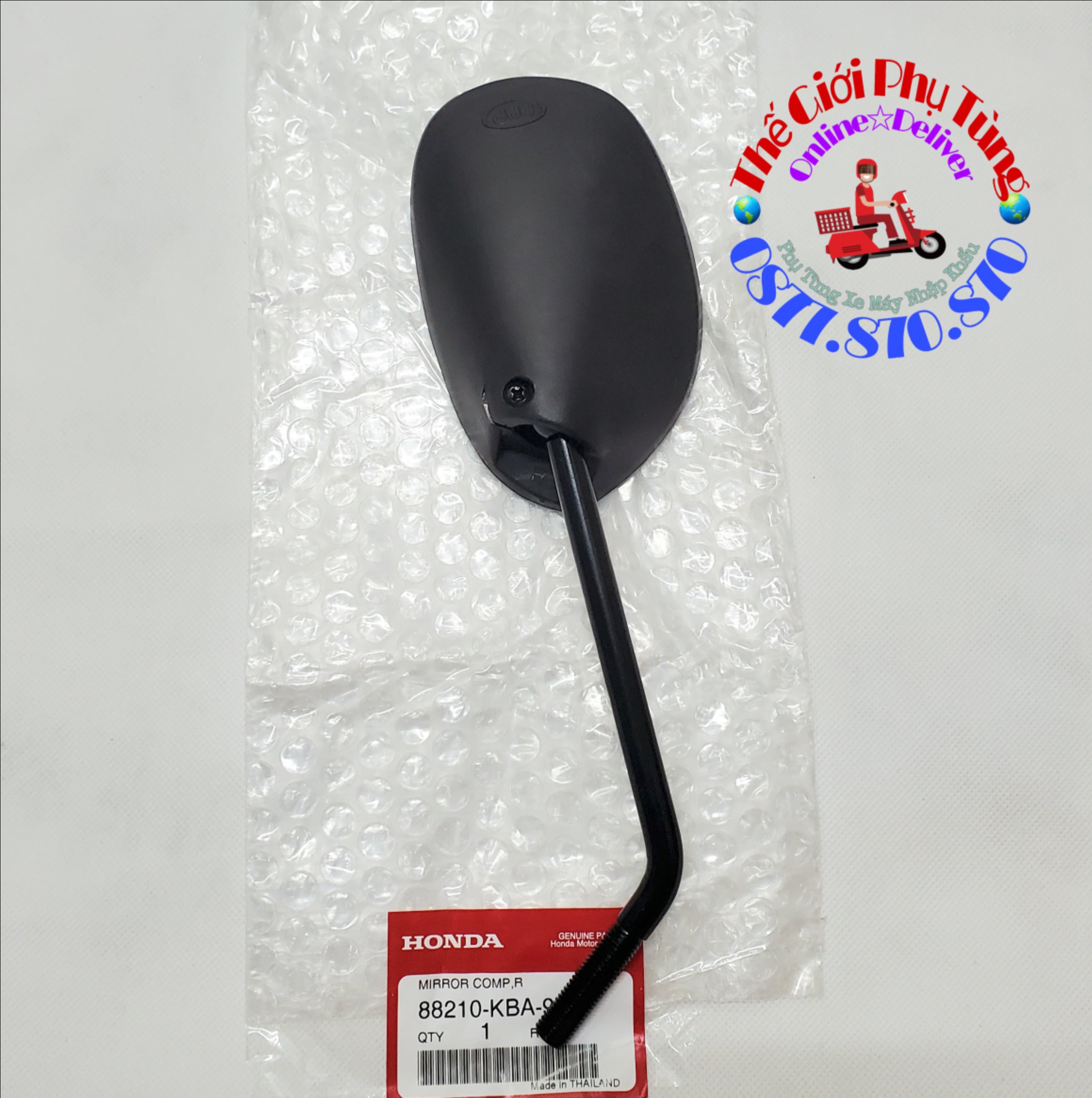 KÍNH HẬU WAVE THÁI 110 ( GỌNG ĐEN) ( R ) 1999