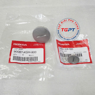 Cặp nút lốc đề, nắp thăm điện xe Dream Thái /90087-KGH-900/ 90084-428-000