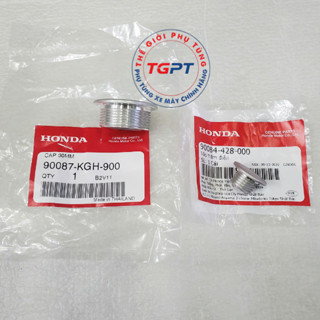 Cặp nút lốc đề, nắp thăm điện xe Dream Thái /90087-KGH-900/ 90084-428-000