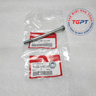 Cặp ốc treo máy xe Wave thái 110 có tán /95301-08110-08/ 95301-08100-00/ 94030-08000(2)