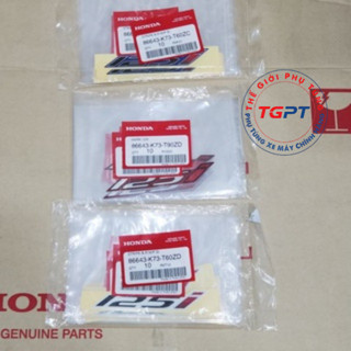 Cặp Tem Chữ 125i cho xe Wave 125i, Fu Led /86643-K73-T90ZD/86643-K73-T60ZD/86643-K73-T60ZC