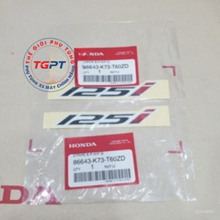 Cặp Tem Chữ 125i cho xe Wave 125i, Fu Led /86643-K73-T90ZD/86643-K73-T60ZD/86643-K73-T60ZC