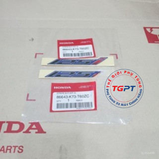 Cặp Tem Chữ 125i cho xe Wave 125i, Fu Led /86643-K73-T90ZD/86643-K73-T60ZD/86643-K73-T60ZC