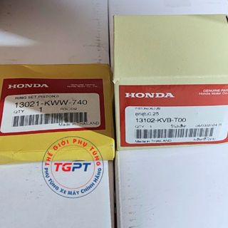 Bộ piston bạc Air Blade Thái, Air Blade Fi 110 / 13101-KVB-T00/13011-KWW-740/13102-KVB-T00/13021-KWW-740/13103-KVB-T00/13031-KWW-740/13104-KVB-T00/13041-KWW-740