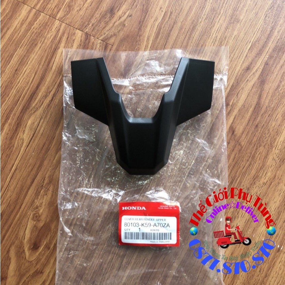 Cóc đuôi, Nắp chụp đèn soi biển số Vario 2018-2024, Click thái (125/150/160) - 80103-K59-A70ZA