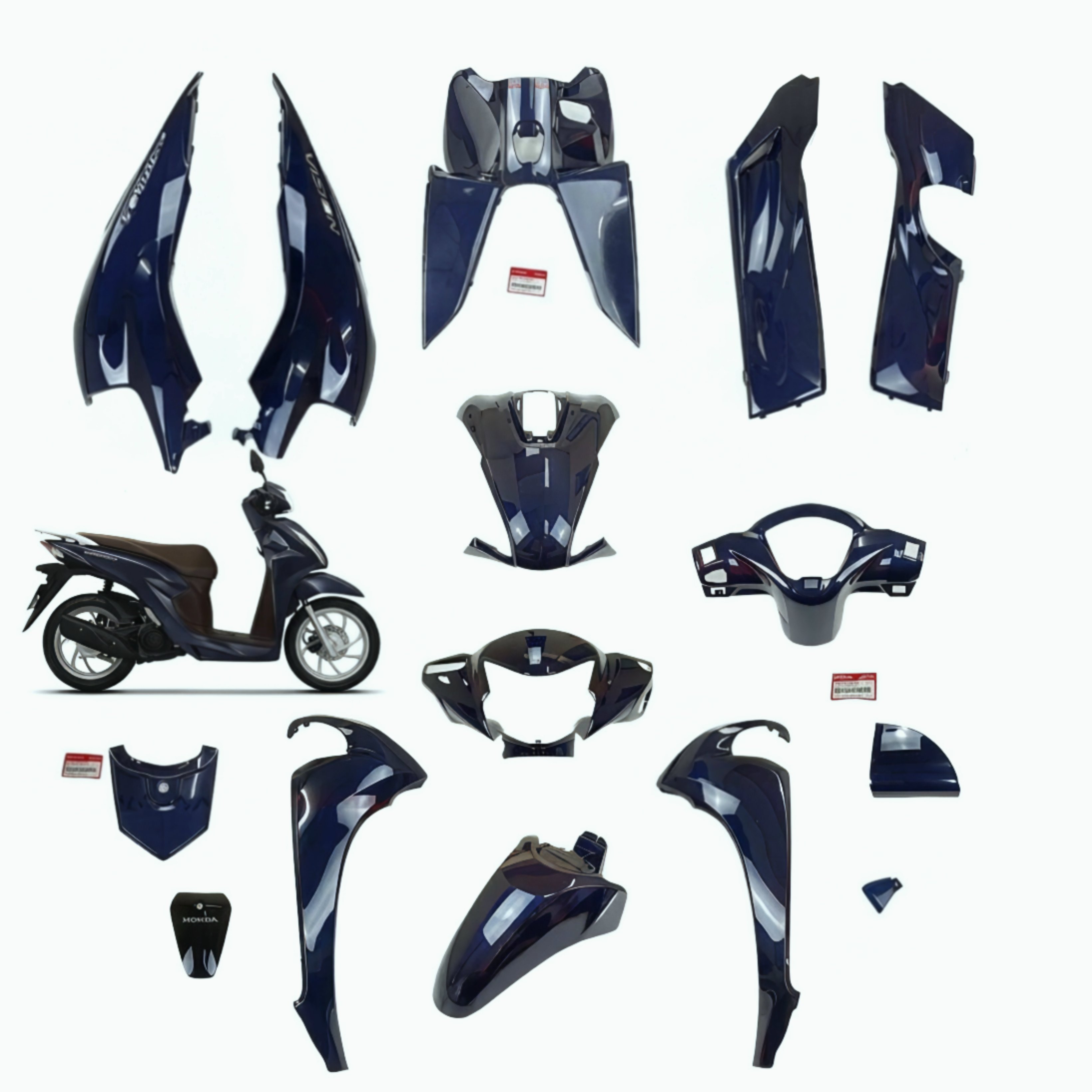Dàn sơn Vision 110 (2021-2026) (15 chi tiết)