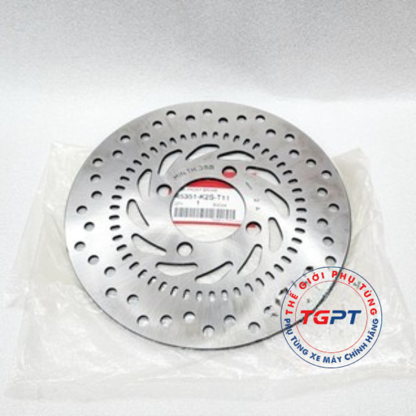 Đĩa thắng trước xe Vario 160, xe Click 160 ABS /45351-K2S-T11/45351-K2S-V11