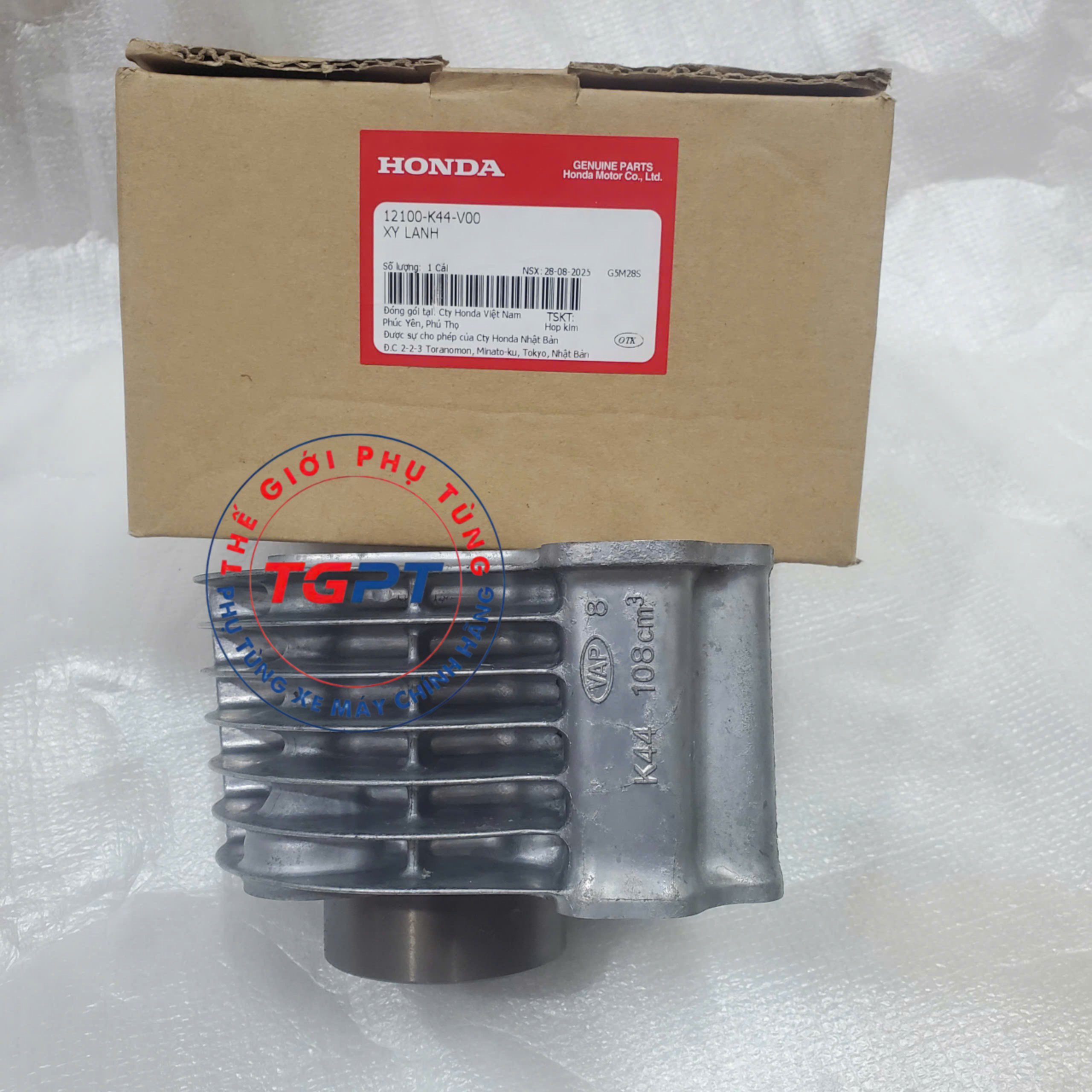 Nòng piston bạc xe Vision 2014-2019, xe Scoopy 110 /12100-K25-600/ 13101-K48-A00/ 13011-K44-V00