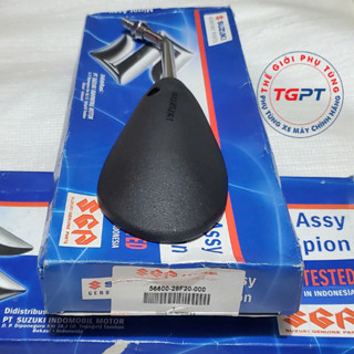 Kính hậu, kiếng hậu giọt lệ gọng xi Raider Fi, Satria Fi /56600-28F20-000/ 56500-28F20-000
