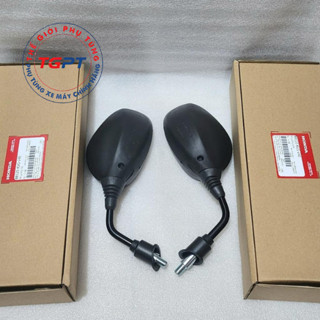 Kính hậu, Kiếng hậu xe Wave alpha (có ốc, tán, cao su) /88120-KRS-900/88110-KRS-900