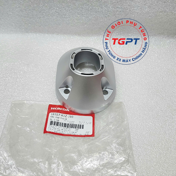 Nắp chụp ống xả, chụp đít pô, chụp đuôi pô Vario 160, Click 160, PCX 160 /18327-K1Z-J10