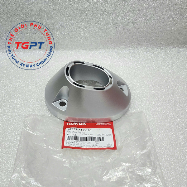 Nắp chụp ống xả, chụp đít pô, chụp đuôi pô Vario 160, Click 160, PCX 160 /18327-K1Z-J10