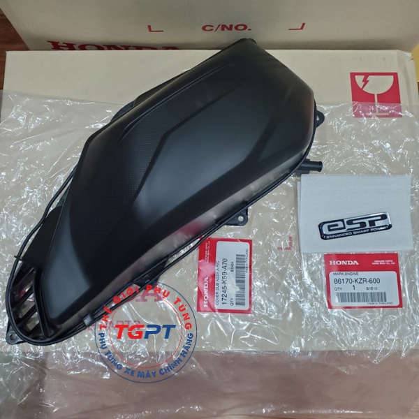 Nắp Pô E Vario -Click 2018-2021 + Tem /17245-K59-A70/ 86170-KZR-600