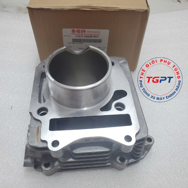 Nòng piston bạc Raider xăng cơ, Satria Fu 150 /11211-25G50-0F0/12100-25G10-0F0