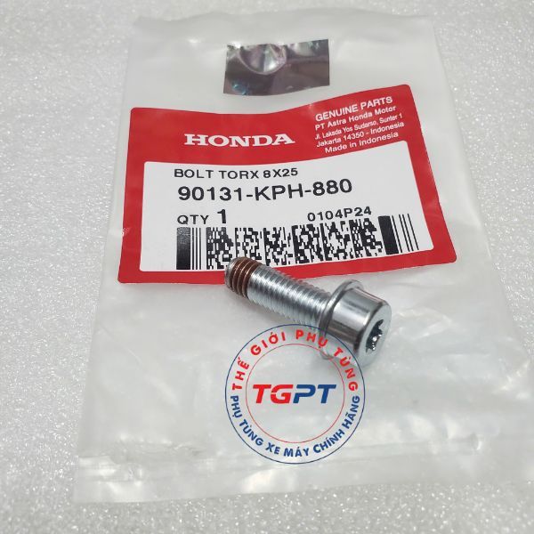 Ốc bắt heo dầu lục giác bông (8*25) gắn nhiều dòng xe (Vario, Sonic, ADV, PCX 150, Scoopy...) /90131-KPH-880