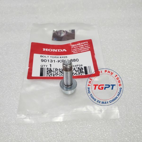 Ốc bắt heo dầu lục giác bông (8*25) gắn nhiều dòng xe (Vario, Sonic, ADV, PCX 150, Scoopy...) /90131-KPH-880