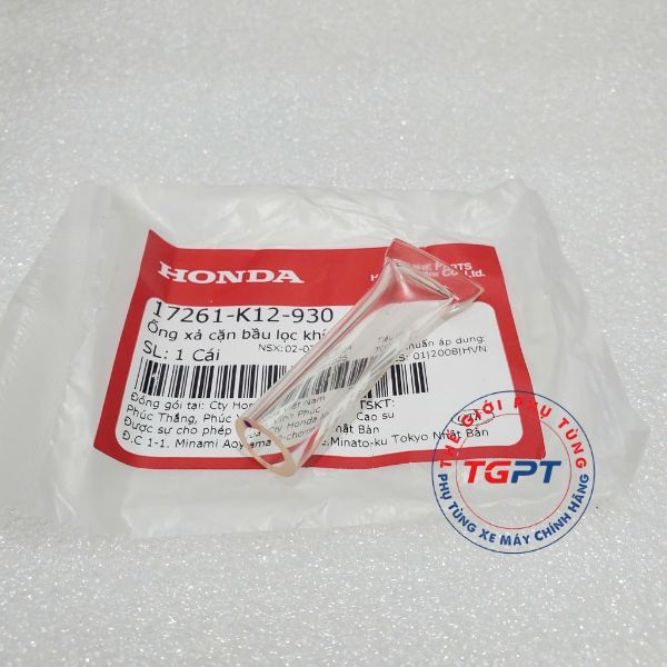 Ống xả cặn lọc gió Lead 125 (2013-2019) dùng chung nhiều dòng xe ga /17261-K12-930