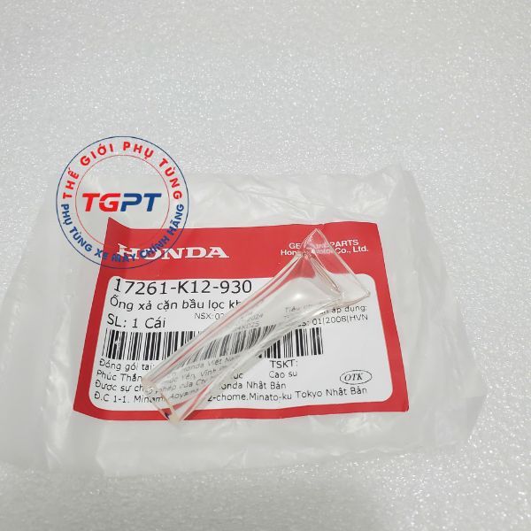 Ống xả cặn lọc gió Lead 125 (2013-2019) dùng chung nhiều dòng xe ga /17261-K12-930
