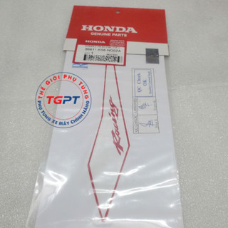 Tem tai thỏ xe Sonic trắng đỏ Racing / 86611-K56-NG0ZA/ 86612-K56-NG0ZA