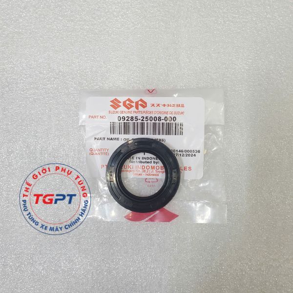 Phốt bánh trước, Phốt cao su bạc đạn bánh sau Raider FI, Satria Fi (25*40*6) /09285-25008-000