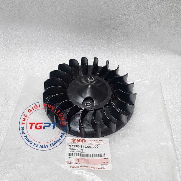 Quạt tản nhiệt, Quạt gió vô lăng Xipo, Sport, Satria 2000, RGV /17110-31C00-000