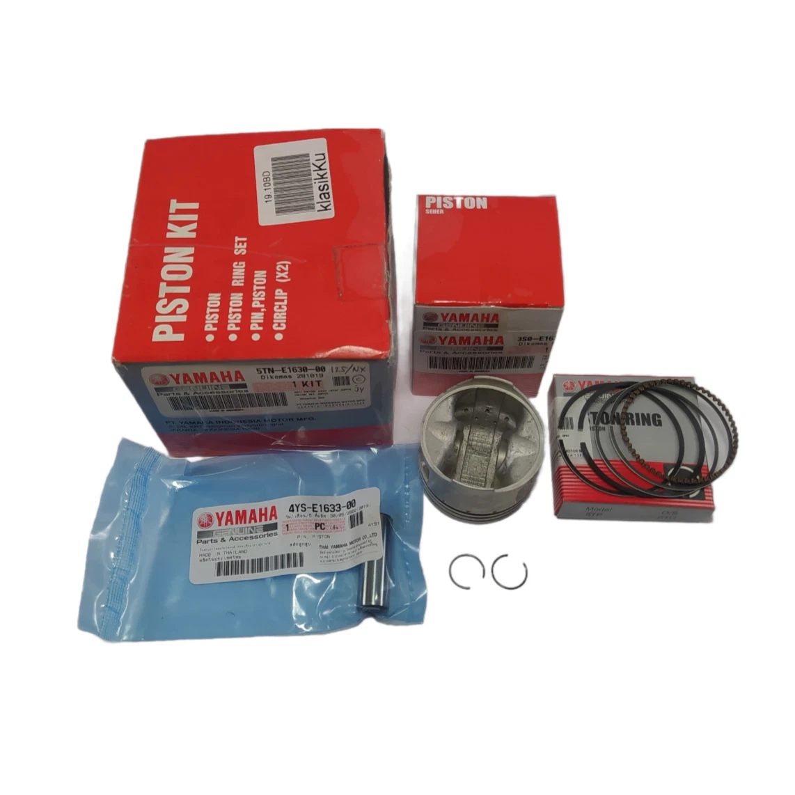 Bộ piston bạc Sirius 110, Jupiter V, MX (2006-2011) - 5TN-E1630-00