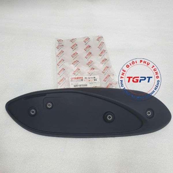 Tấm bảo vệ pô, Vỉ pô, che pô Grande 2014-2025 đen /2BM-E4718-00/2BL-E4718-00